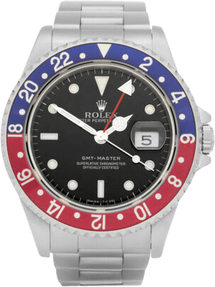 First Generation: GMT-Master 6254 (1955 — 1959) with the black face and silver accents