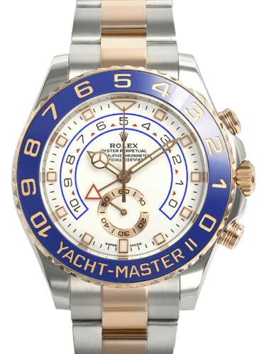 Rolex Yacht Master II Everose Gold Steel.