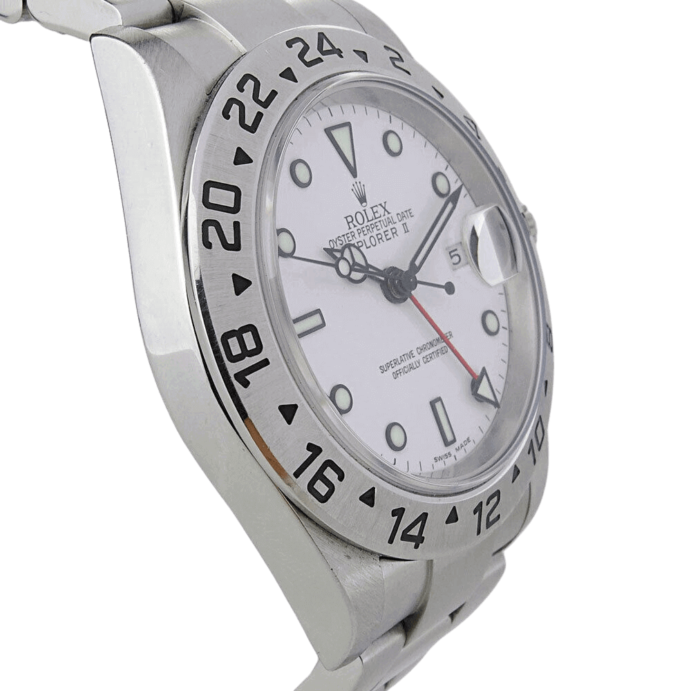 rolex explorer 2 right side view.