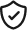 Symbol für Schutz – ein Wappen mit einem Häkchen