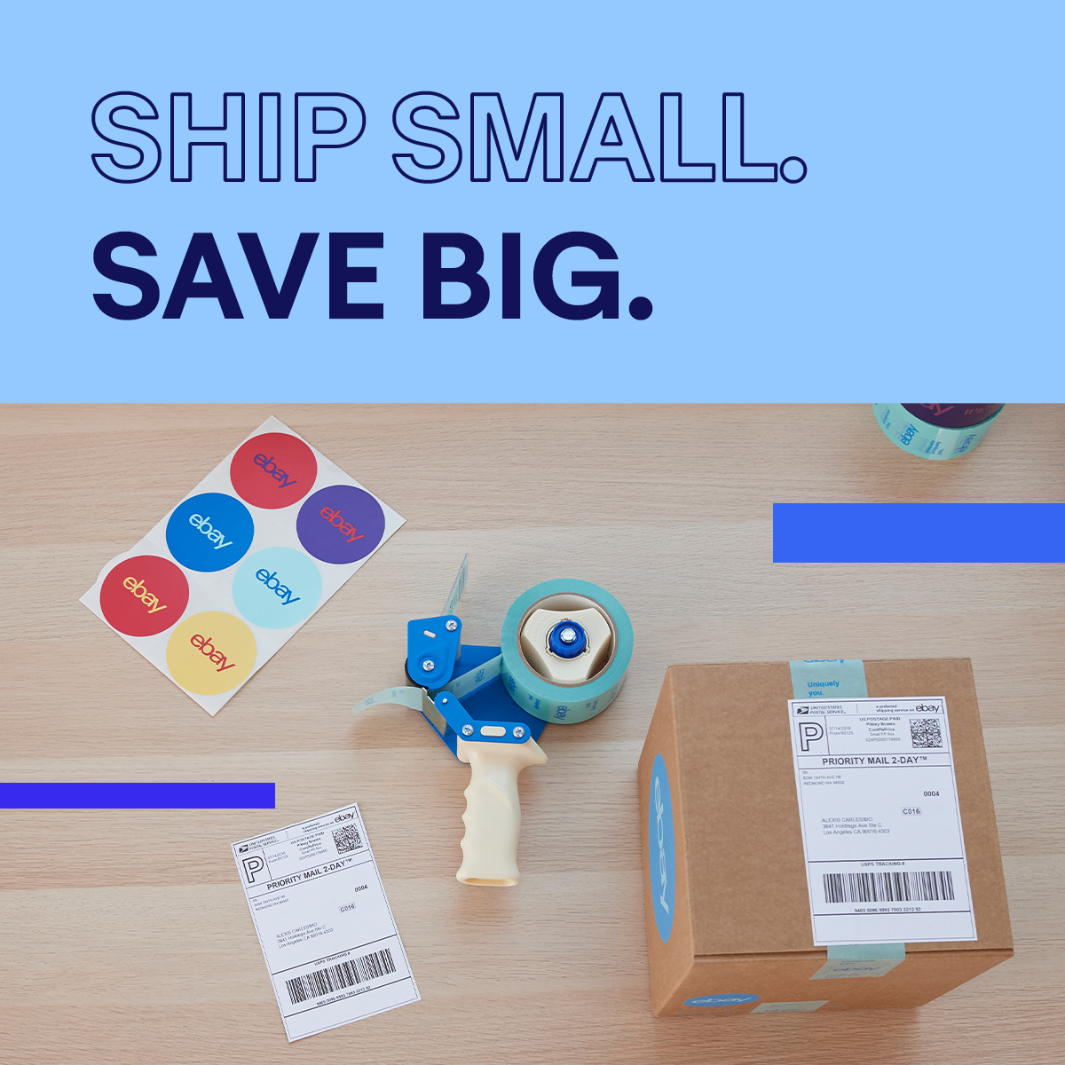 Ship small, shop big