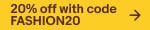 20% off with code FASHION20
