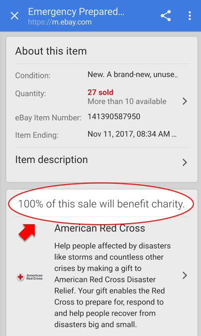 How do I add charity to my listings?