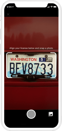 Image of License Plate and VIN Scanning