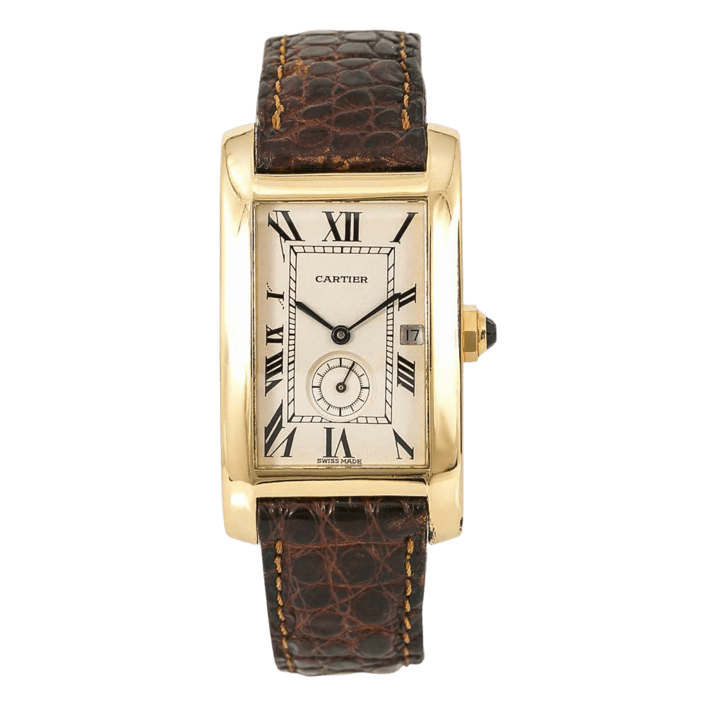 used cartier men's tank watches