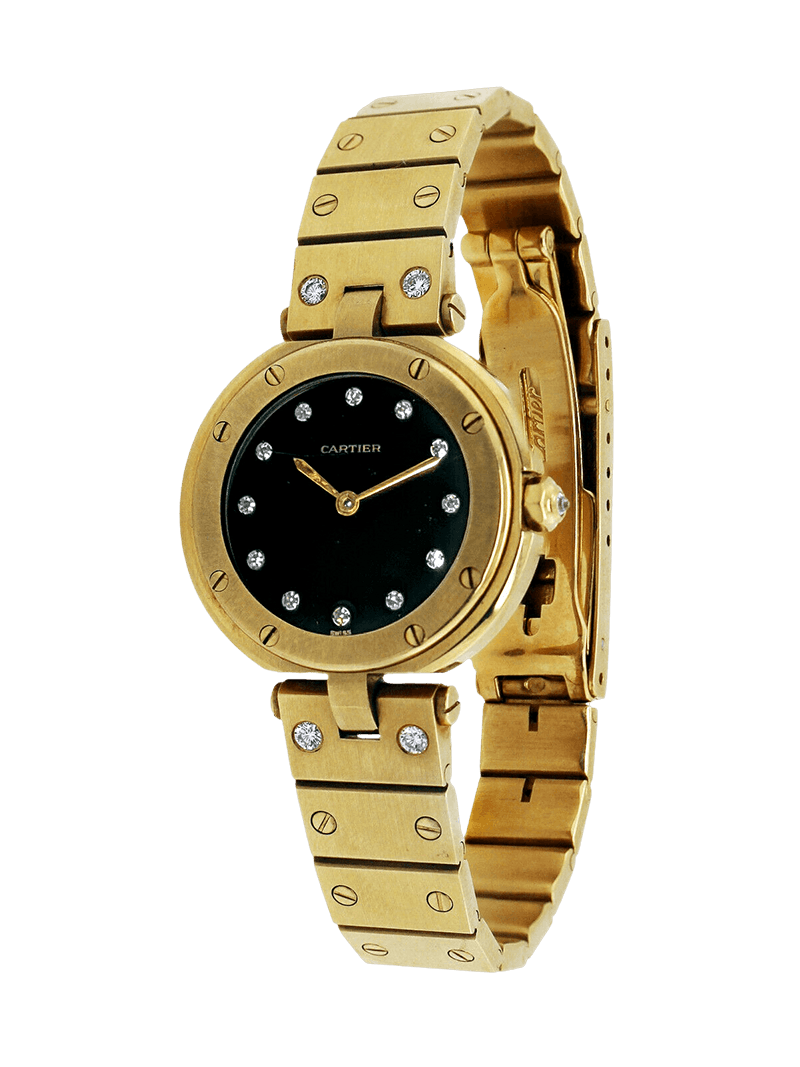 A Gold Cartier santos watches