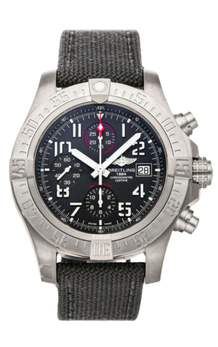 A breitling avenger  with 45 mm features.