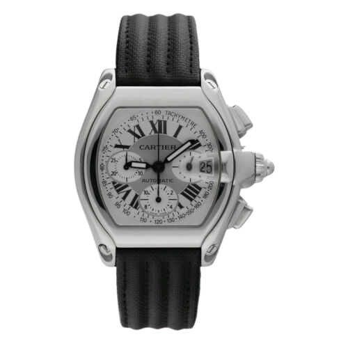 stripped leather cartier roadster.