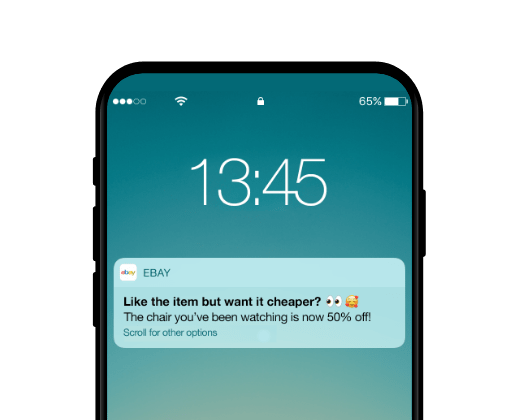 Mobile Price Notification Example
