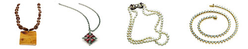 Necklaces, strands, pearls necklaces