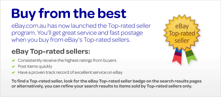 Top-rated seller program launches