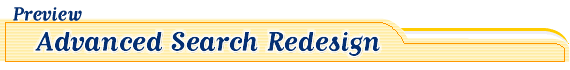 Advanced Search Redesign