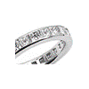 Diamond ring with channel setting