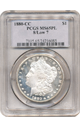 1880-CC 8/Low 7 Morgan Dollar - MS65PL PCGS