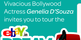 Vivacious Bollywood Actress Genelia D'Souza invites you to tour the