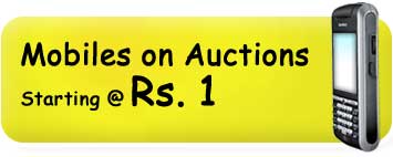 Mobiles on Auctions, Starting @ Rs. 1