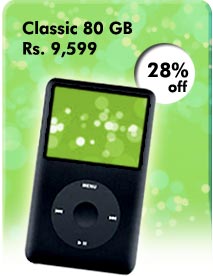 Classic 80GB - Rs 9,599