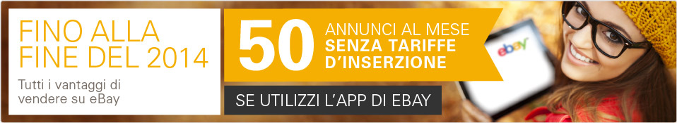 Vendere da mobile conviene. 100 inserzioni al mese senza tariffe d'inserzione se utilizzi l'app eBay.