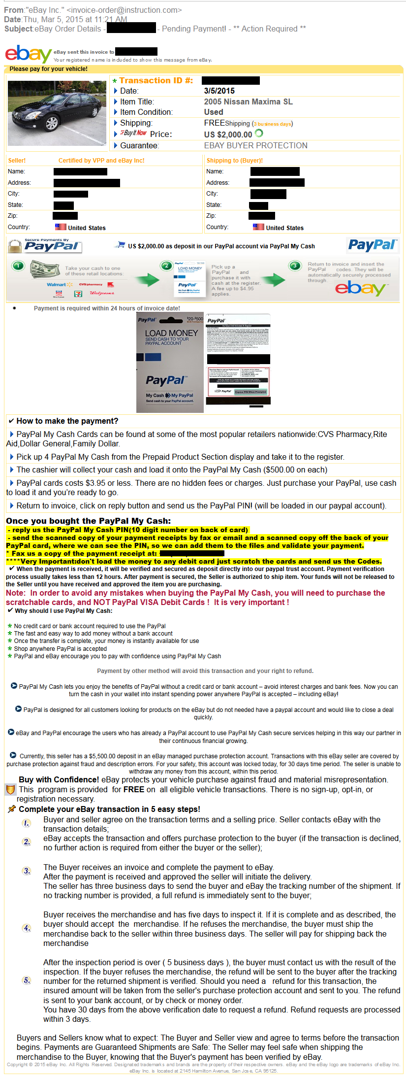 Gift Card Scams Ebay Com