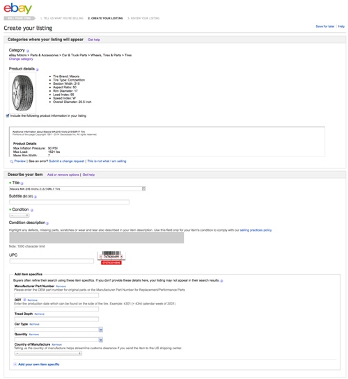 Parts Compatibility Listings eBay Motors