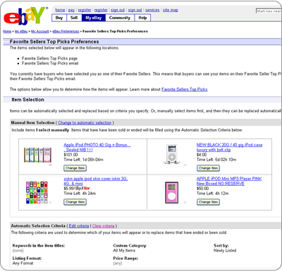 how to push my ebay listings into my store