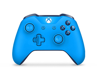 Blue Xbox controller