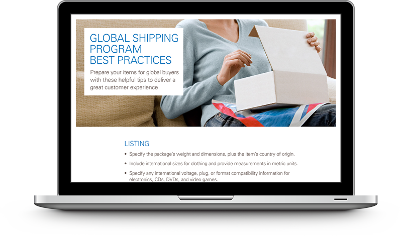 Global Shipping Program Best Practices