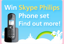 Win Skype Phillips Phone set - Find out more!