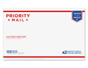 how much is priority mail flat rate envelope