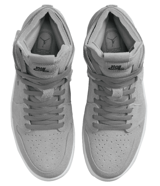 gray and white jordan 12s