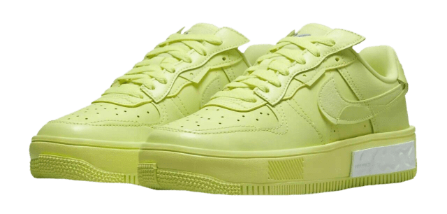 Nike Air Force 1 07 LV8 Rice White Yellow MN5263 - Pine green