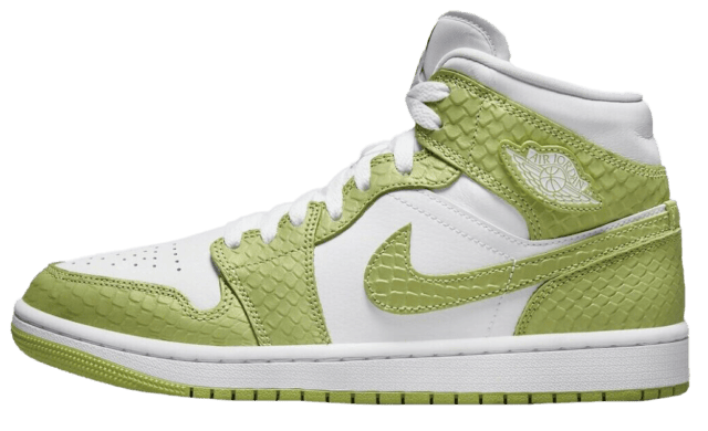 Air Jordan 1 グリーン/ホワイト/イエロー Nike Air Jordan 1 Low SE W Limelight Green Lime White UK 6.5