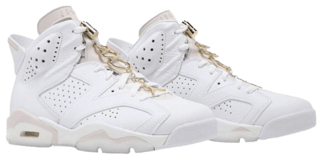 barely rose gold jordans