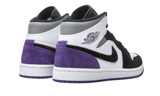 Purple and clearance white jordan 1s