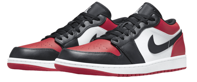 Jordan 1 Low White University Red Black and Similar Sneakers