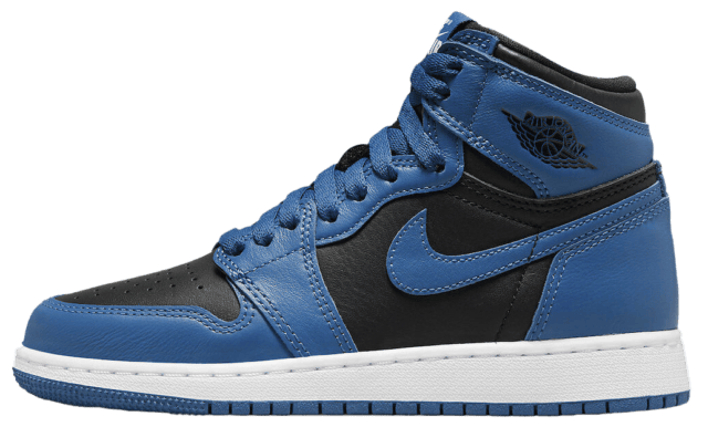light blue and dark blue jordans