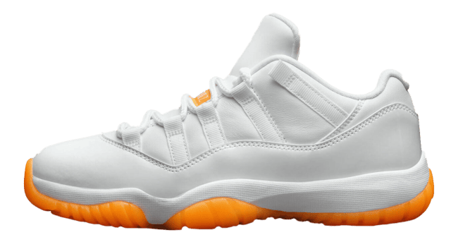 Orange and outlet white jordans 11