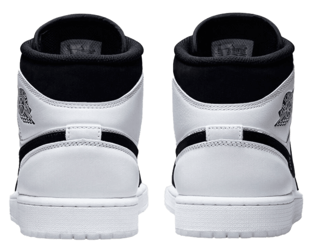 black and white jordan 1 shoes