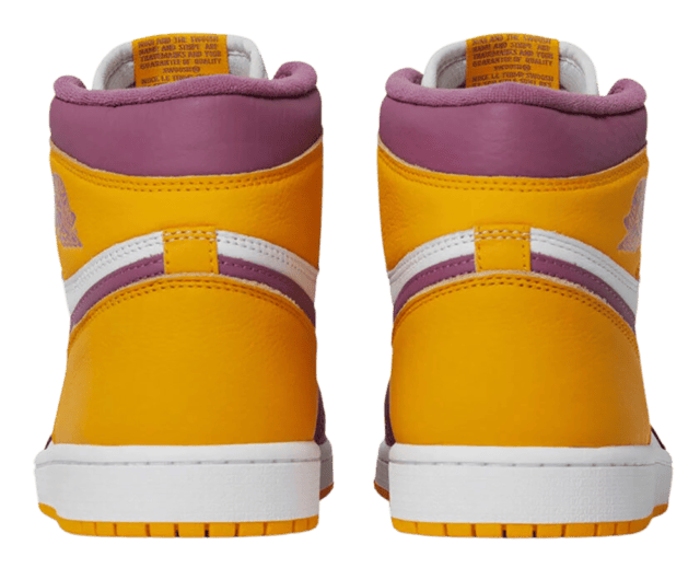 purple yellow jordan 1