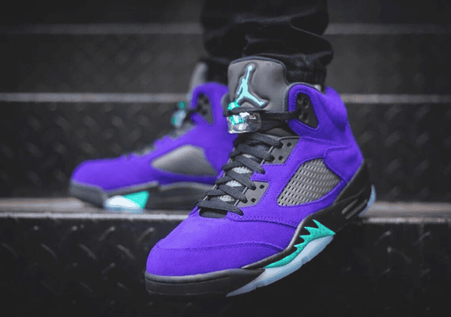jordan 5 grape shoes
