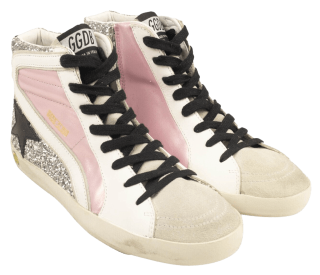 Golden goose outlet pink high tops