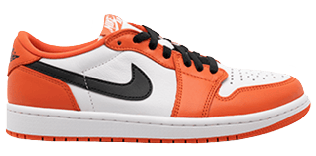 jordan 1 low og starfish on feet