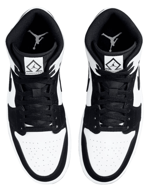 red black and white jordans shoes