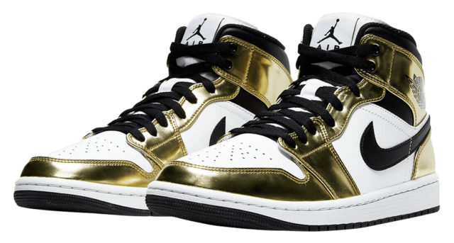 A Timeless Classic: The Gold and White Jordan 1 Sneakers | eBay