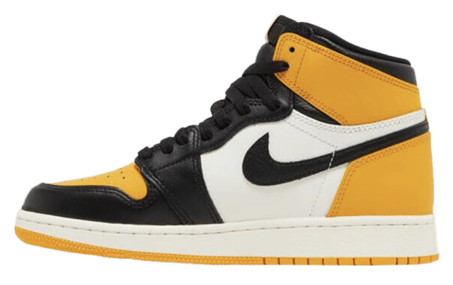 jordan 1 yellow toe shoes