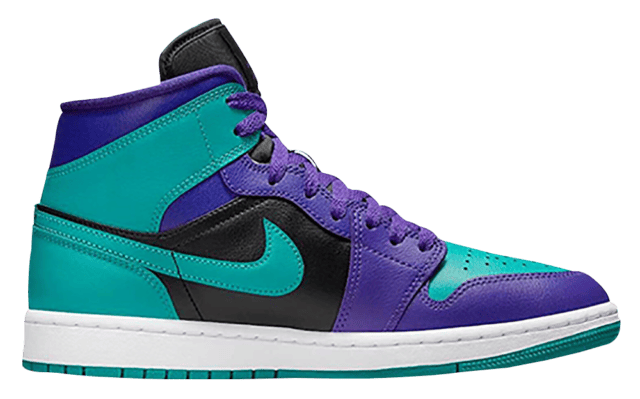 スニーカー Nike Air Jordan 1 Mid Purple Aqua 2021 SS21 販売リンクあり】5/17発売 NIKE AIR JORDAN 1 MID 