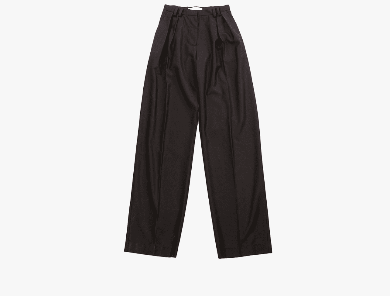 Wide trousers from Francesco Murano's runway mobile