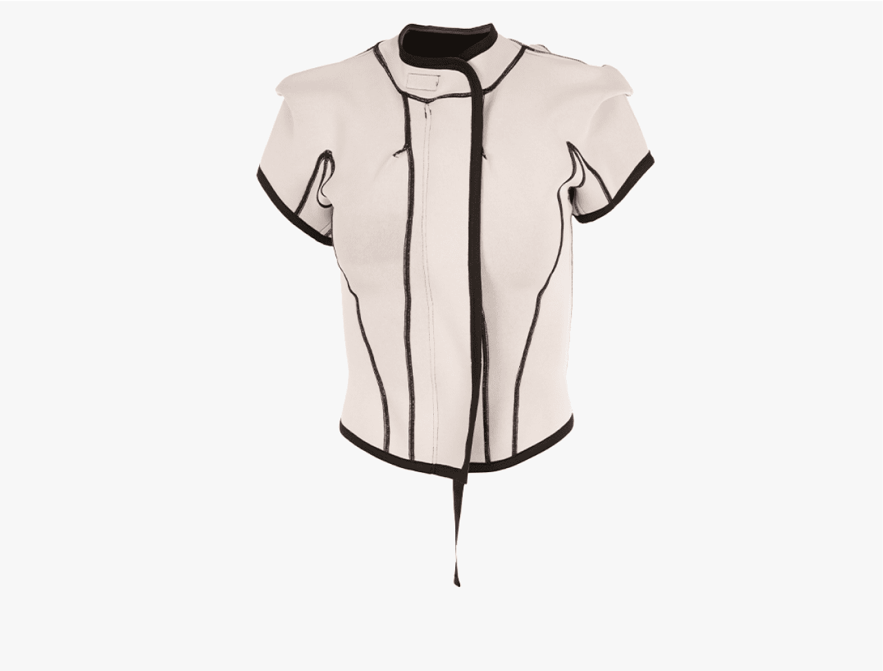 Neoprene top from Ottolinger's runway mobile