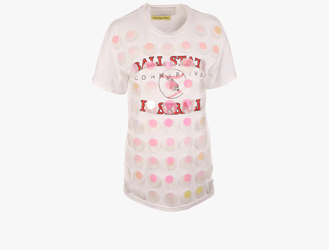 Reconstituted t-shirt from Conner Ives' runway mobile