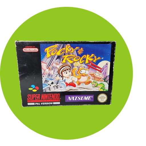 Pocky and Rocky SNES CIB